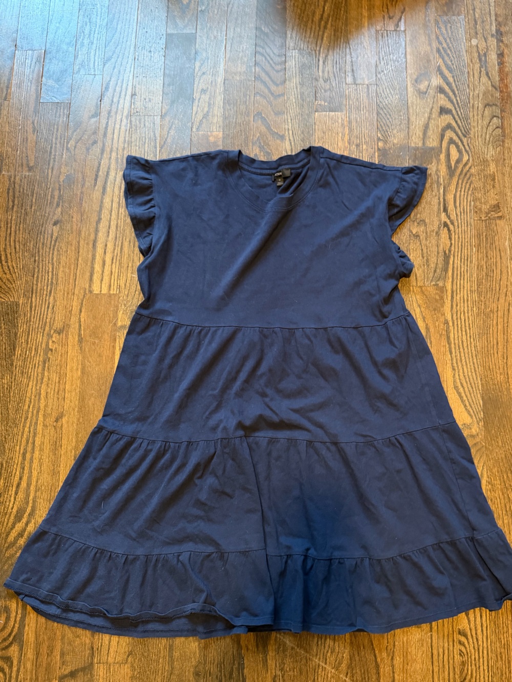 J. Crew Dark Navy Casual Tee Dress